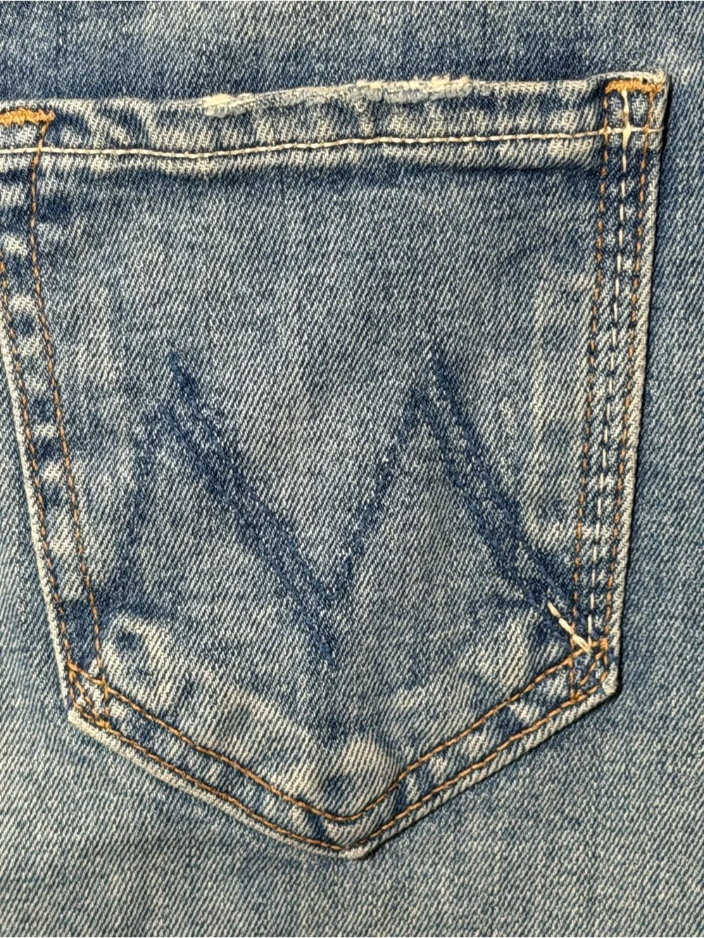 Mother Yoke Front Circle Maxi Skirt Denim Sz 25 Minimalist Closet Staple Blue